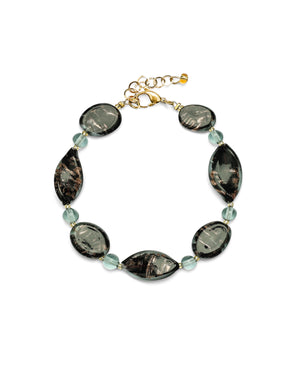 Bracciale Karen nero – vetro di Murano