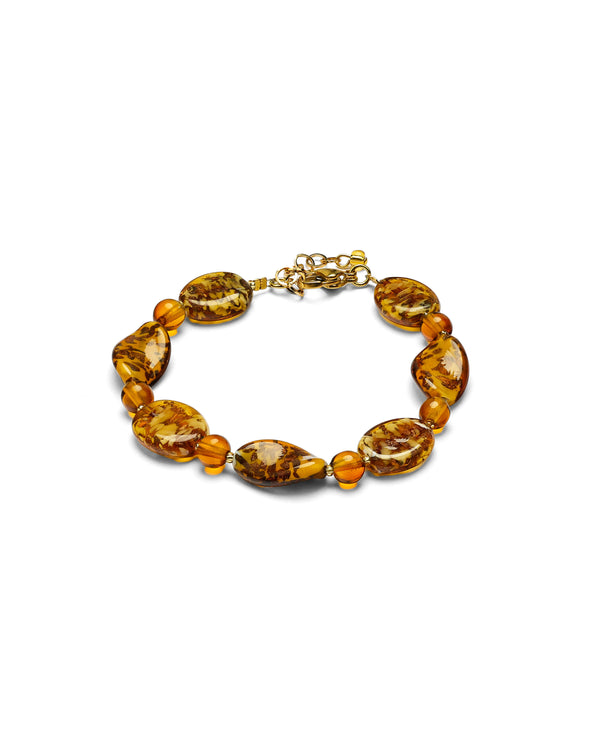 Pulsera Karen amarilla – vista superior