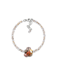 Bracciale Linda crema – vetro di Murano