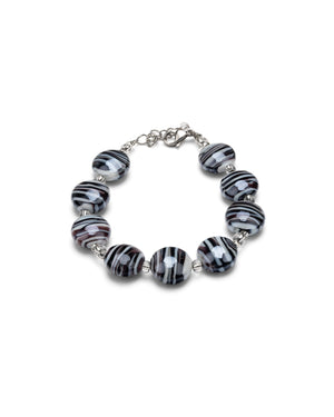 Bracciale Sabrina nero – vista dall'alto
