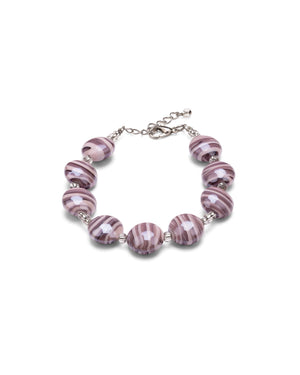 Bracciale Sabrina viola – vista dall'alto