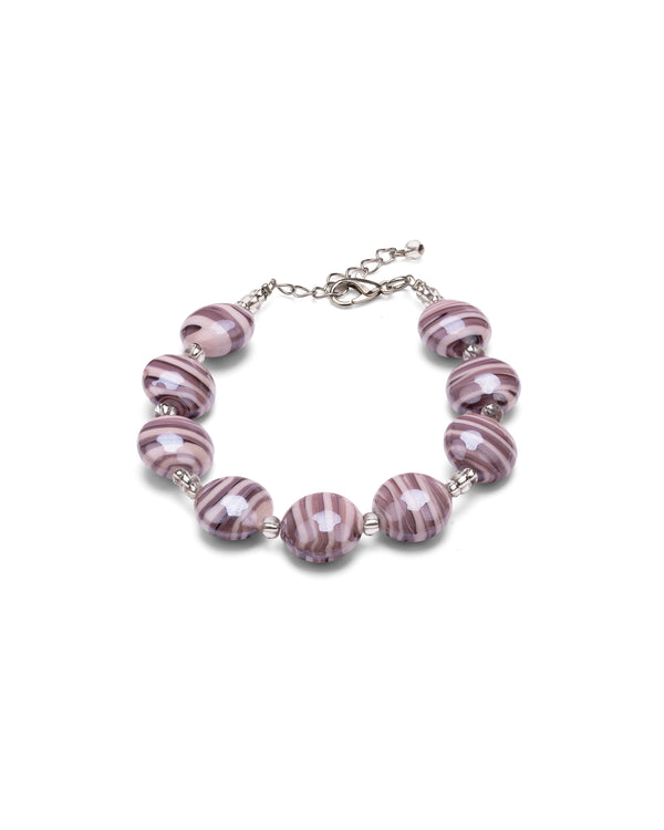 Bracciale Sabrina viola – vista dall'alto