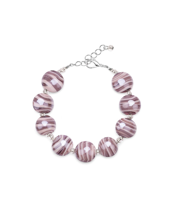 Bracciale Sabrina viola – vetro di Murano