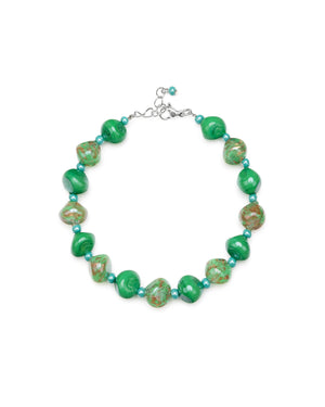 Bracelet Sofia vert – verre de Murano
