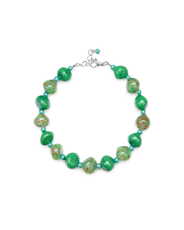 Bracelet Sofia vert – verre de Murano