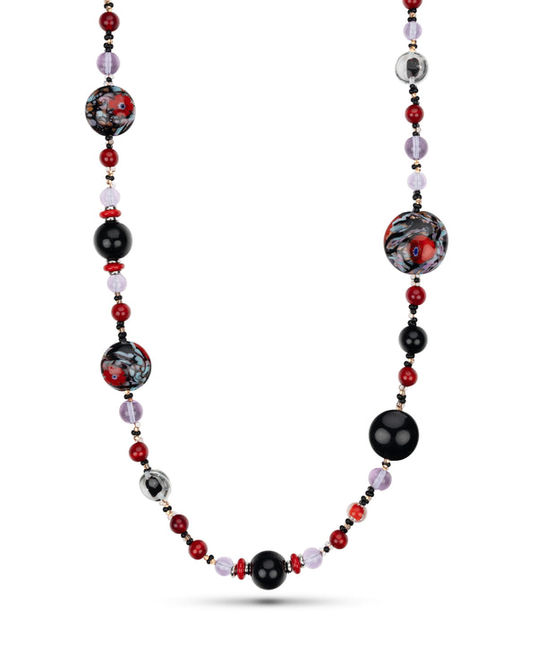 Ogrlica Electra rdeča