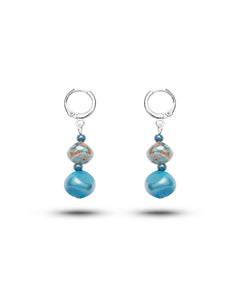 Pendientes Sofia azules – cristal de Murano