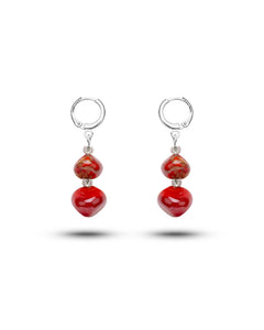 Ohrringe Sofia in Rot – Muranoglas