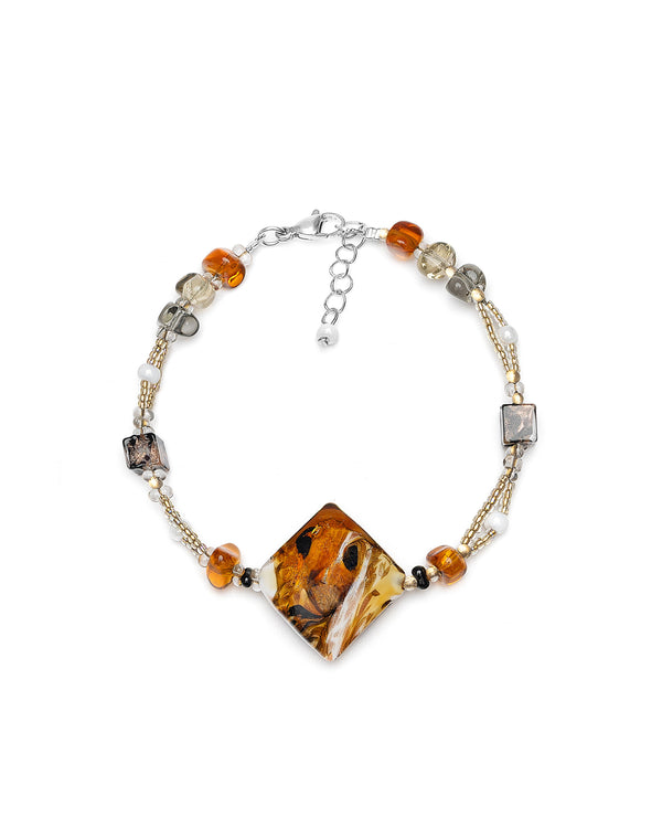 Bracelet Gabriela jaune – verre de Murano