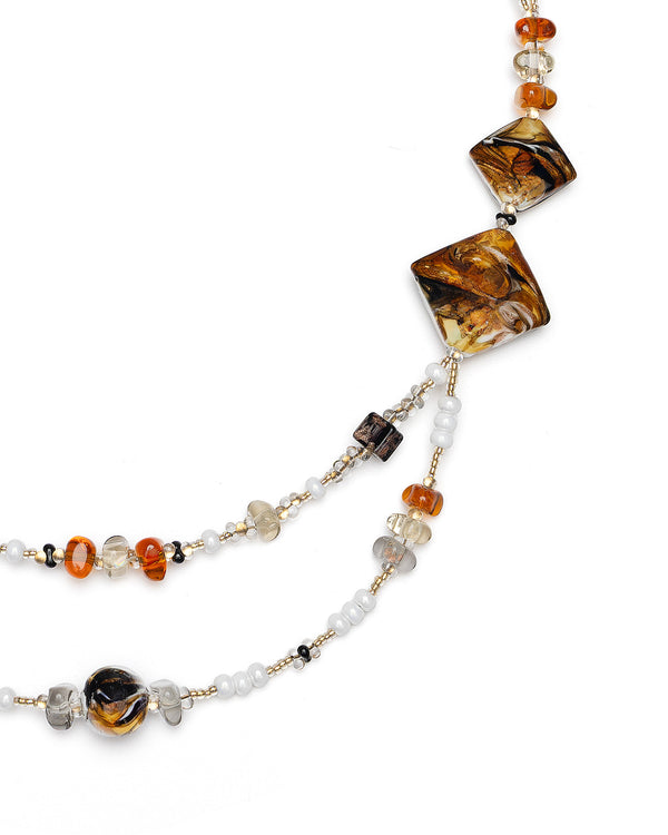 Collier Gabriela jaune – détail