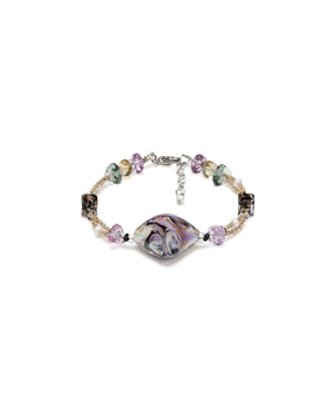 Bracelet Gabriela violet – vue de dessus