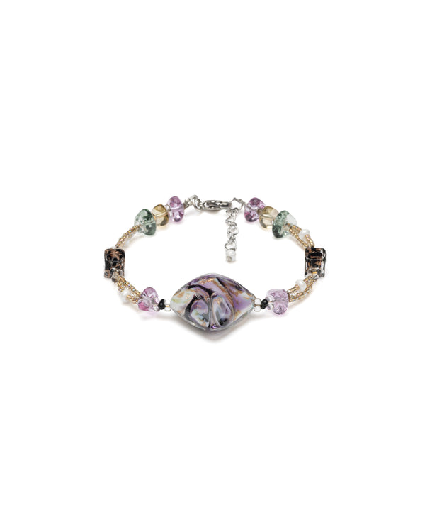 Bracelet Gabriela violet – vue de dessus