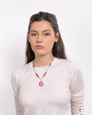 Naszyjnik Ivona Różowy