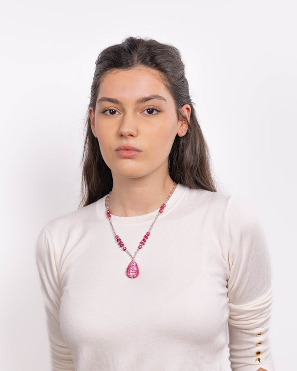 Naszyjnik Ivona Różowy