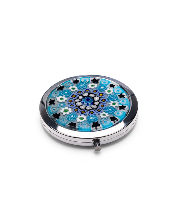 Джобно огледало Millefiori синьо