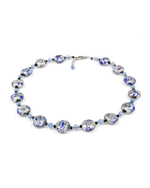Ogrlica Argento modra