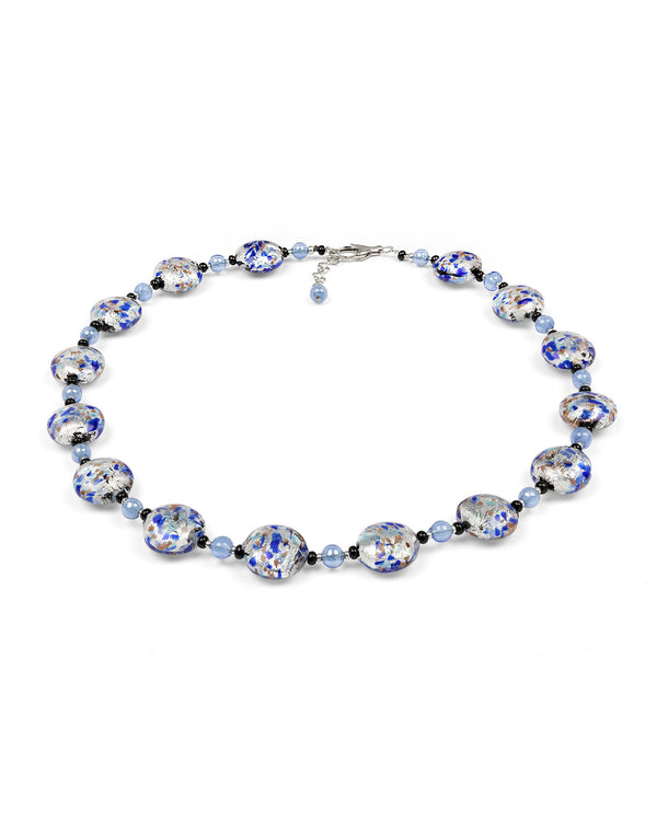 Ogrlica Argento modra