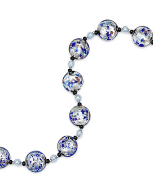Ogrlica Argento modra
