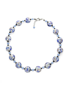 Ogrlica Argento modra