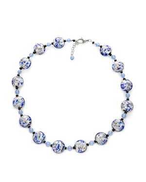 Ogrlica Argento modra