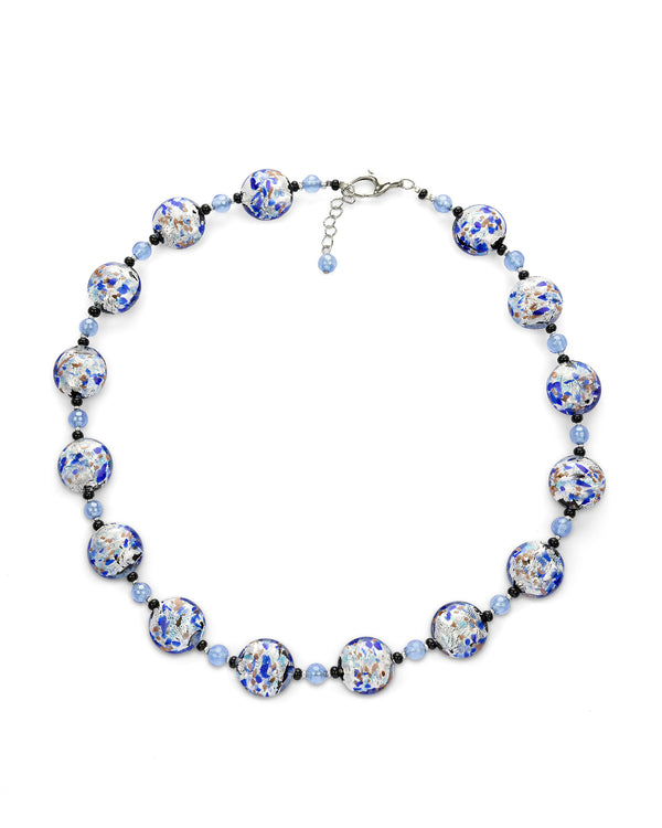 Ogrlica Argento modra