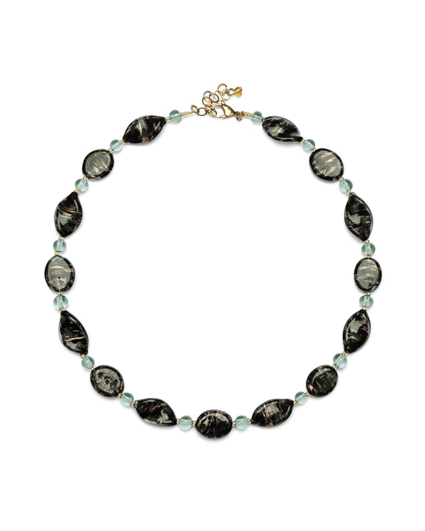 Collana Karen nera – vetro di Murano
