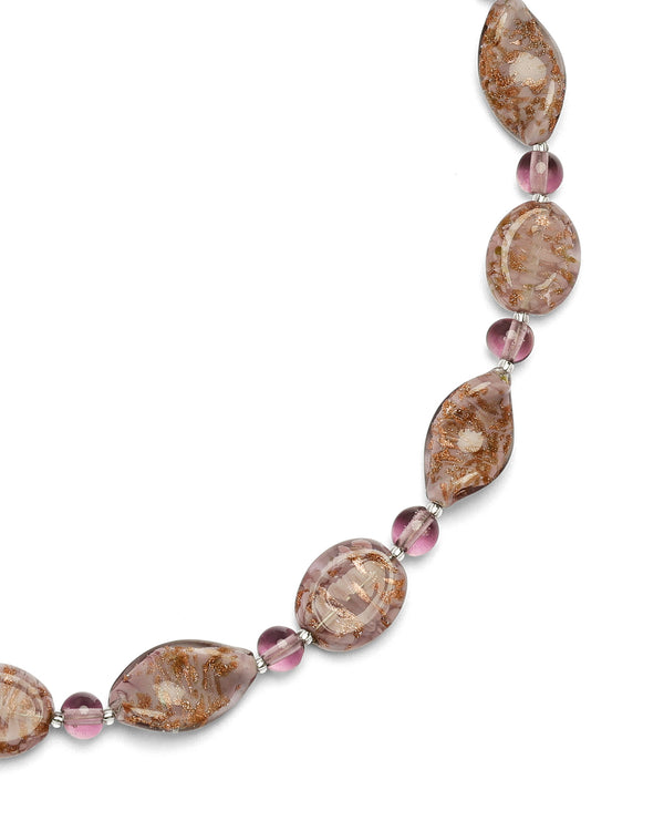 Collana Karen viola – dettaglio