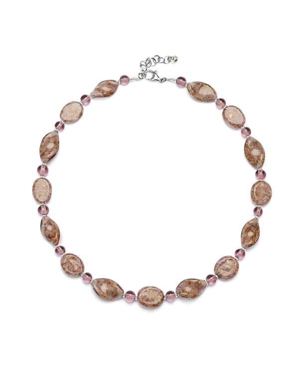 Collana Karen viola – vetro di Murano