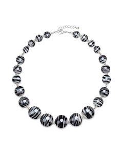 Collana Sabrina nera – vetro di Murano