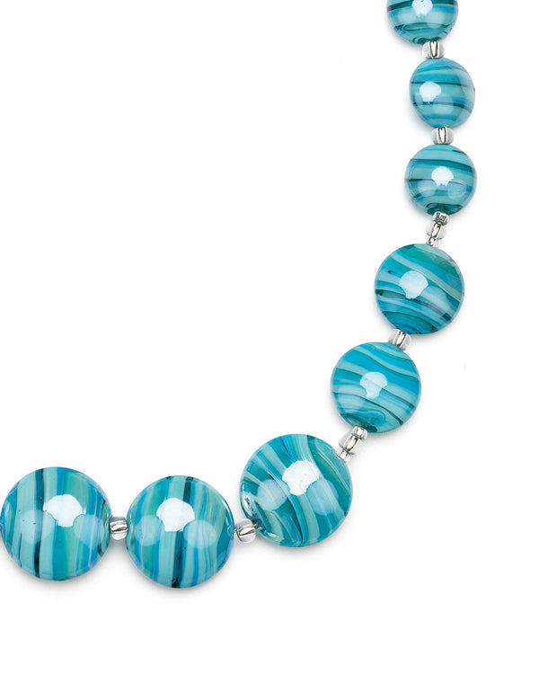 Ogrlica Sabrina modra – detajl