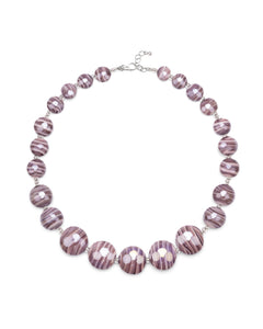 Collana Sabrina viola – vetro di Murano