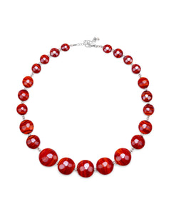 Collana Sabrina rossa – vetro di Murano