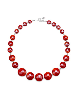Collana Sabrina rossa – vetro di Murano