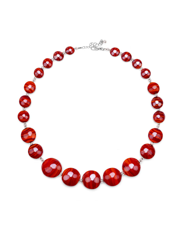 Collana Sabrina rossa – vetro di Murano