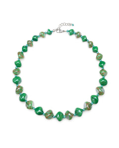 Collar Sofia verde – cristal de Murano