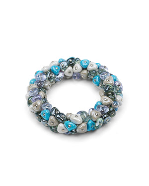 Set Rubik blu – bracciale