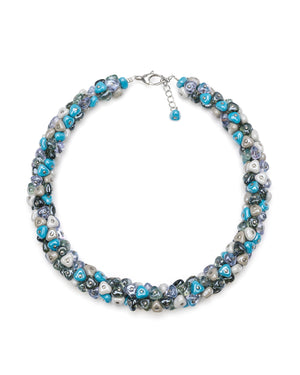 Set Rubik blu – collana
