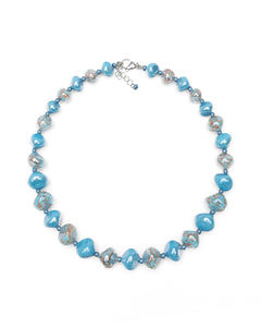 Collar Sofia azul – cristal de Murano