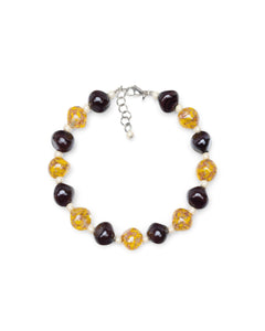Bracelet Sofia jaune – verre de Murano
