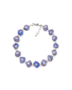 Pulsera Sofia morada – cristal de Murano