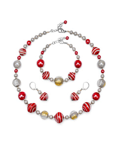 Schmuckset Chira Rot