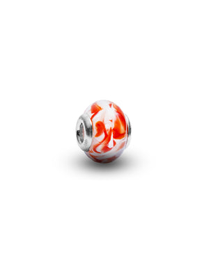 Millecharm Bianca Millesham – charm perla iz muranskega stekla