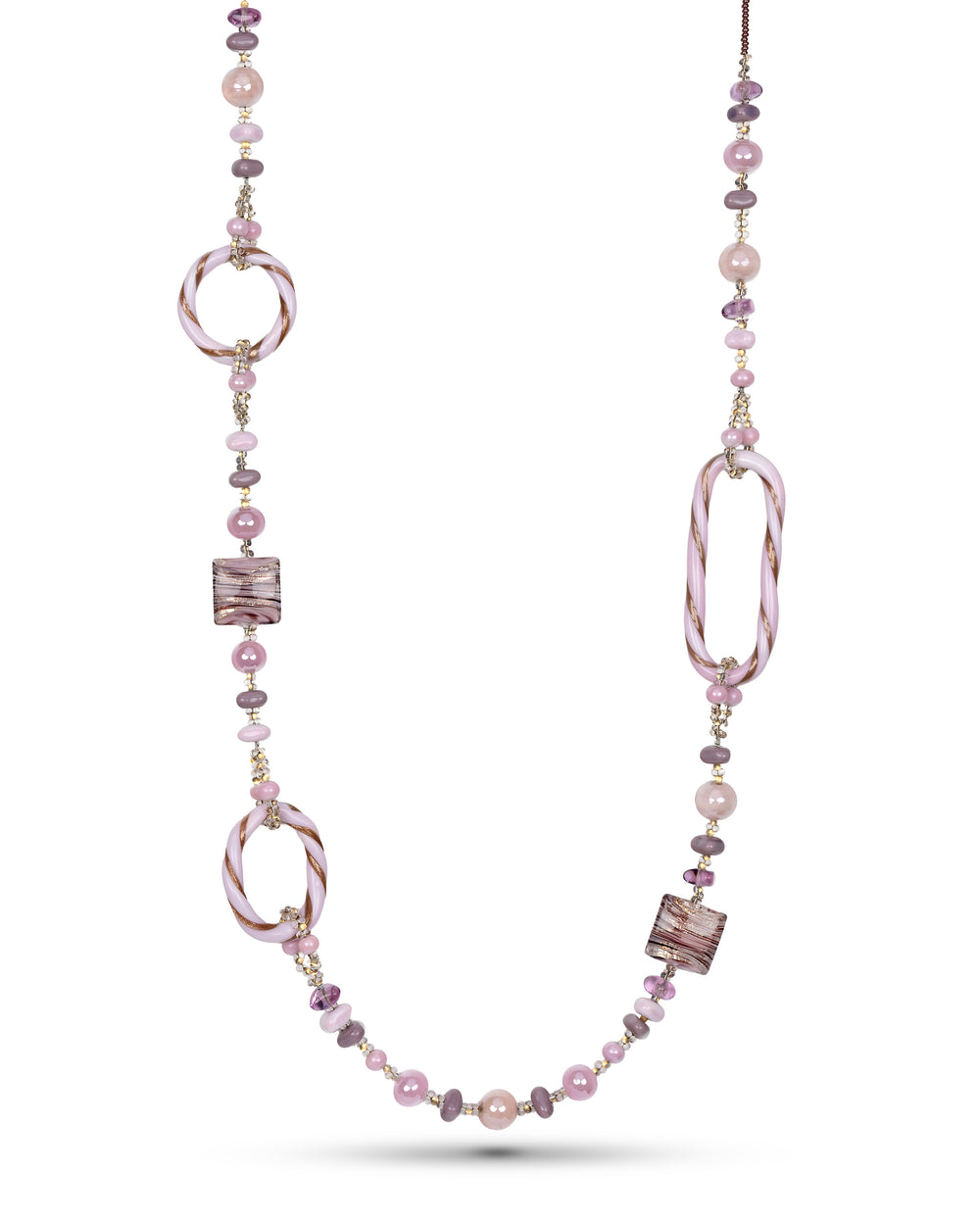 Naszyjnik Bolero Różowy