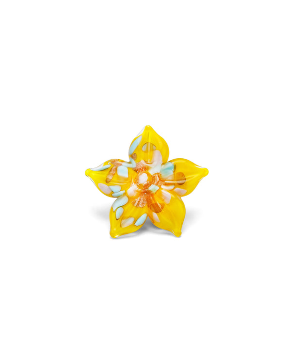 Broche Flor amarilla – detalle
